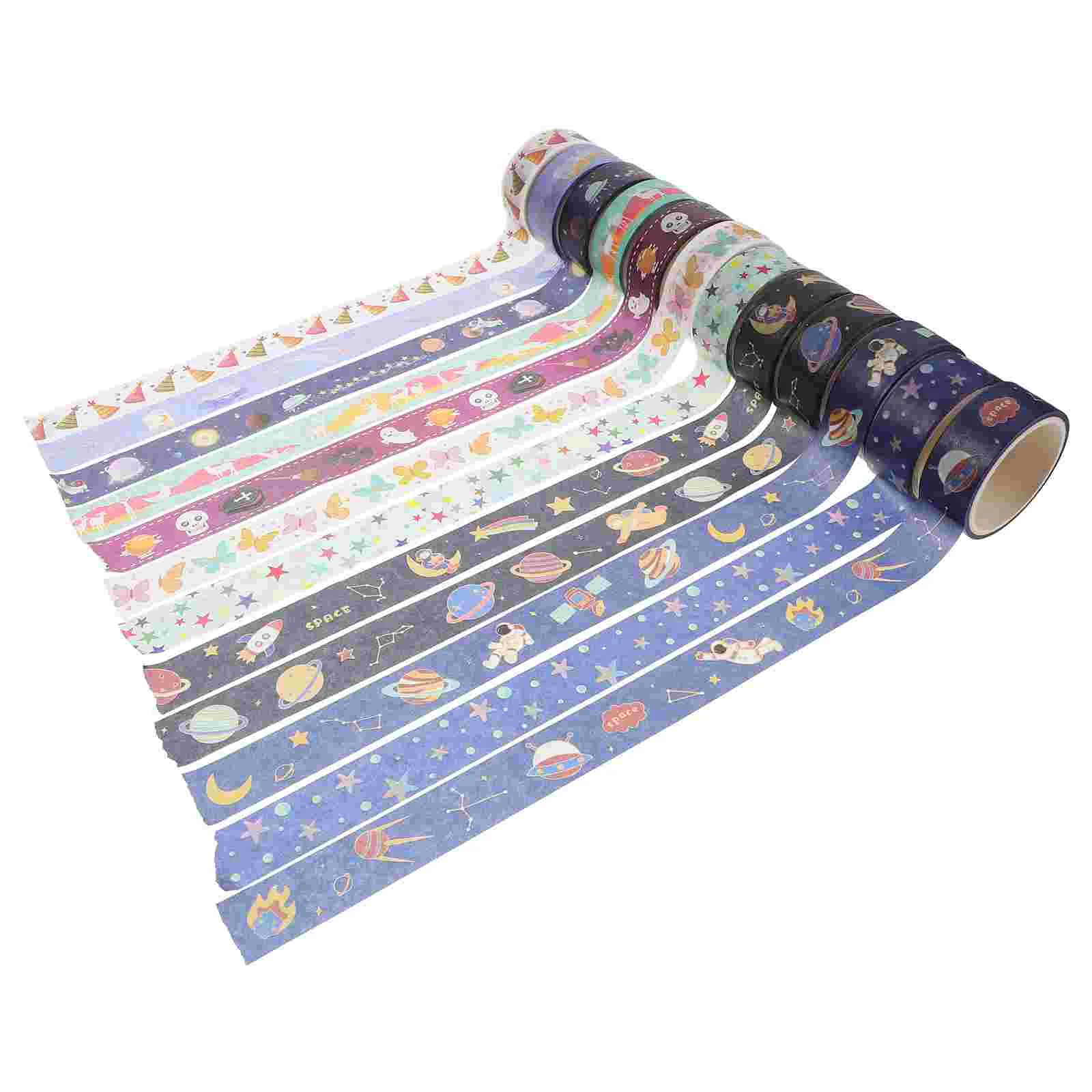 

12 Roll Night Luminous Japanese Paper Scrapbooking Decorative Washi Tape Decorate DIY Tapes Cute Child