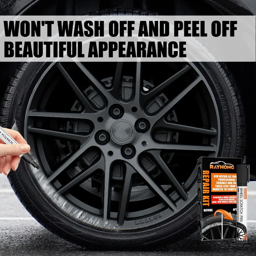 Wheel Repair Kit-Universal Color Wheel Repair Kit for Car Rim Scratch