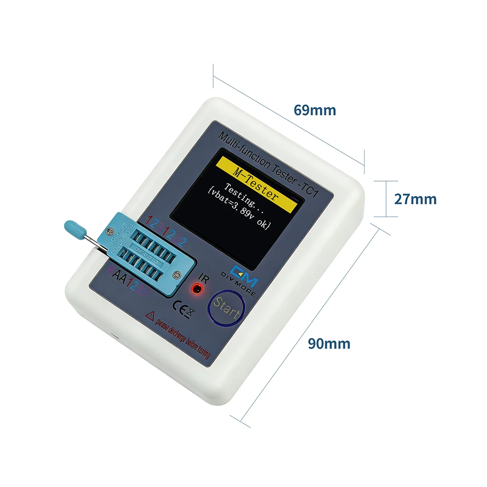 รูปสินค้า เครื่องวัดชิ้นส่วนอิเล็กทรอนิกส์ ชาร์จ Type-C วัด MOSFET IGBT ได้