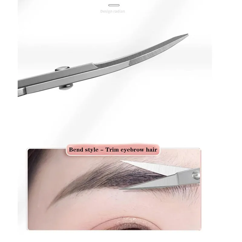 1pcs Cutting false eyelashes eyebrows double eyelids stickers for women eyebrow trimming curved beauty  makeup tools 5