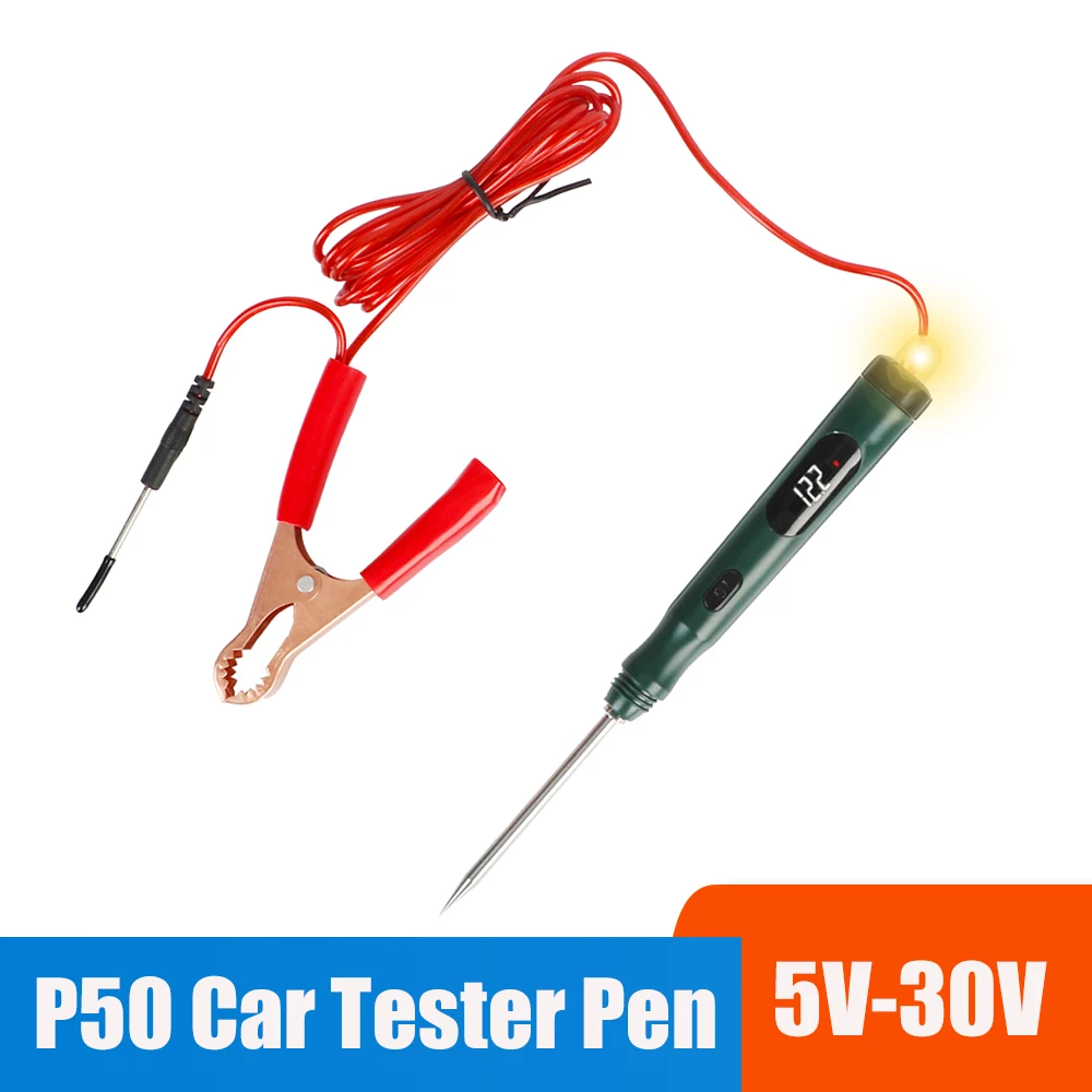 Universal Car Tester Multifunctional Line Detector Positive Negative Power Detector P50