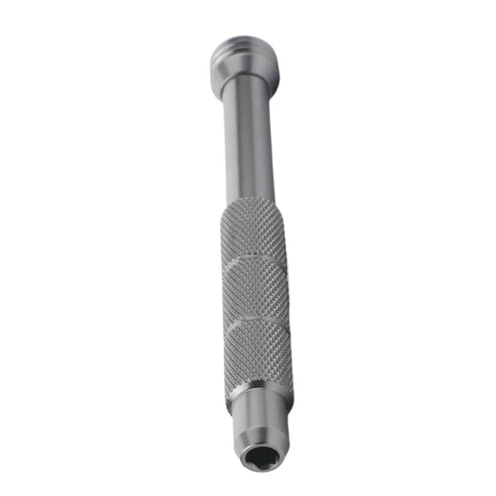 

1pc Screwdriver Handle 35g 90mm Aluminum Alloy For 4mm Hexagon Bayonet Screwdriver Bits Extension Rods Hand Tools Screwdriver