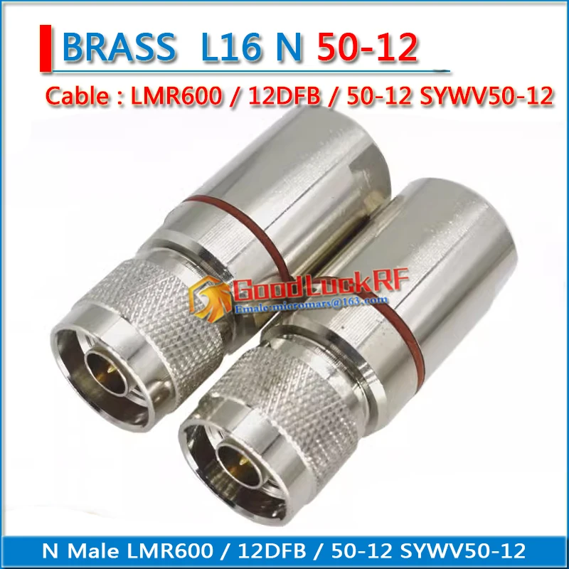 Conector N Macho Hex de Anillo Plegable para Belden 7977A RF600 LMR600