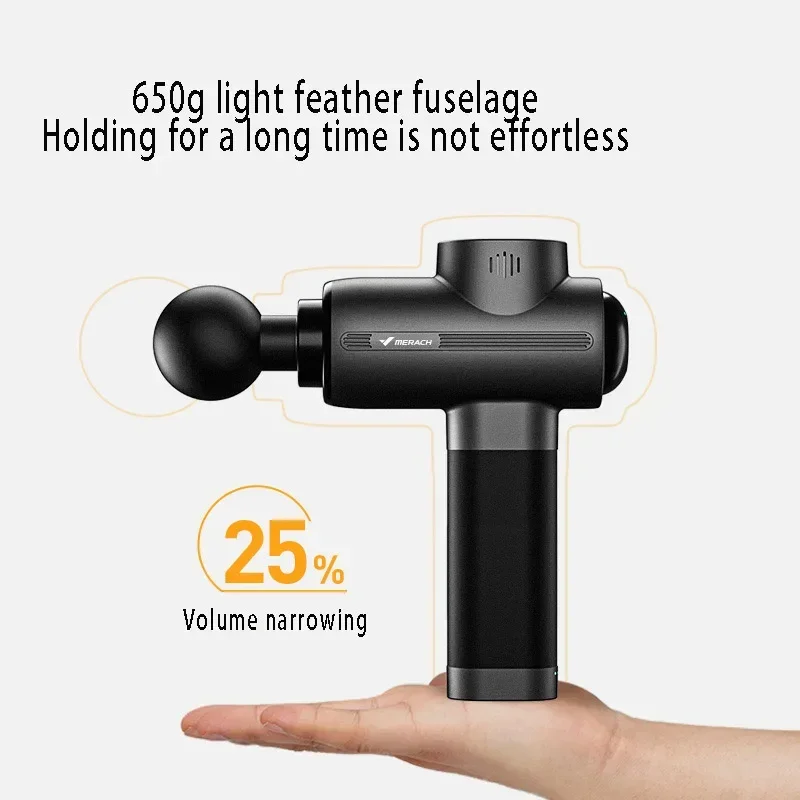 9D1C Massage Gun Lightweight Professional Grade Fascia Gun Sports Fitness Muscle High Frequency Vibration
