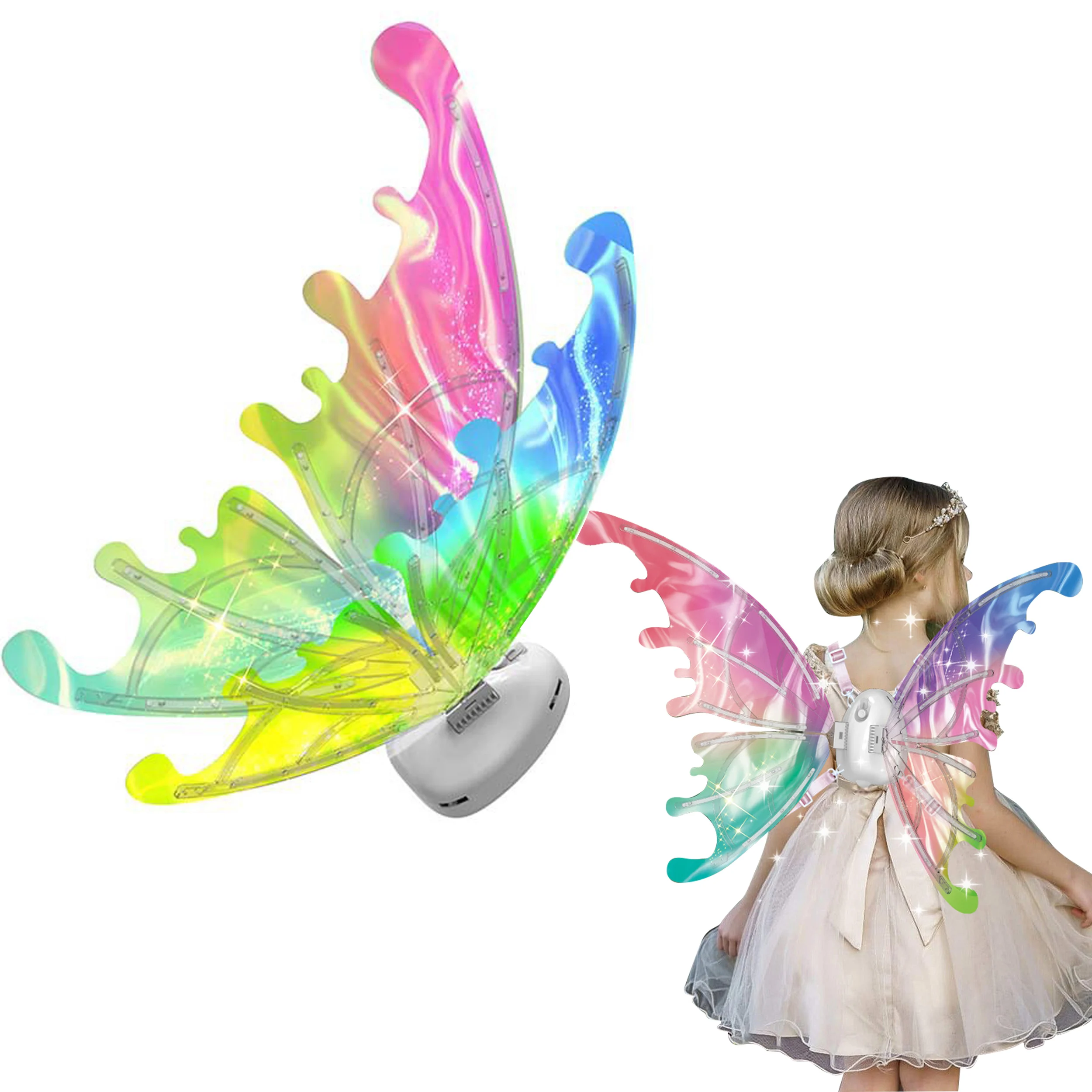 girl gift butterfly wings for girls birthday swan wings for girls children with light