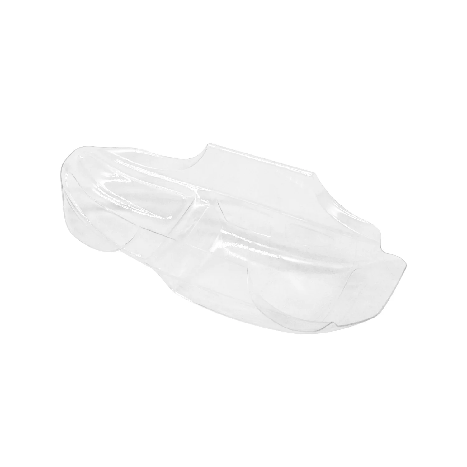 Carrosserie transparente Hot Team pour Axial 1/30 SCX30 RC, vue arrière avec les supports.