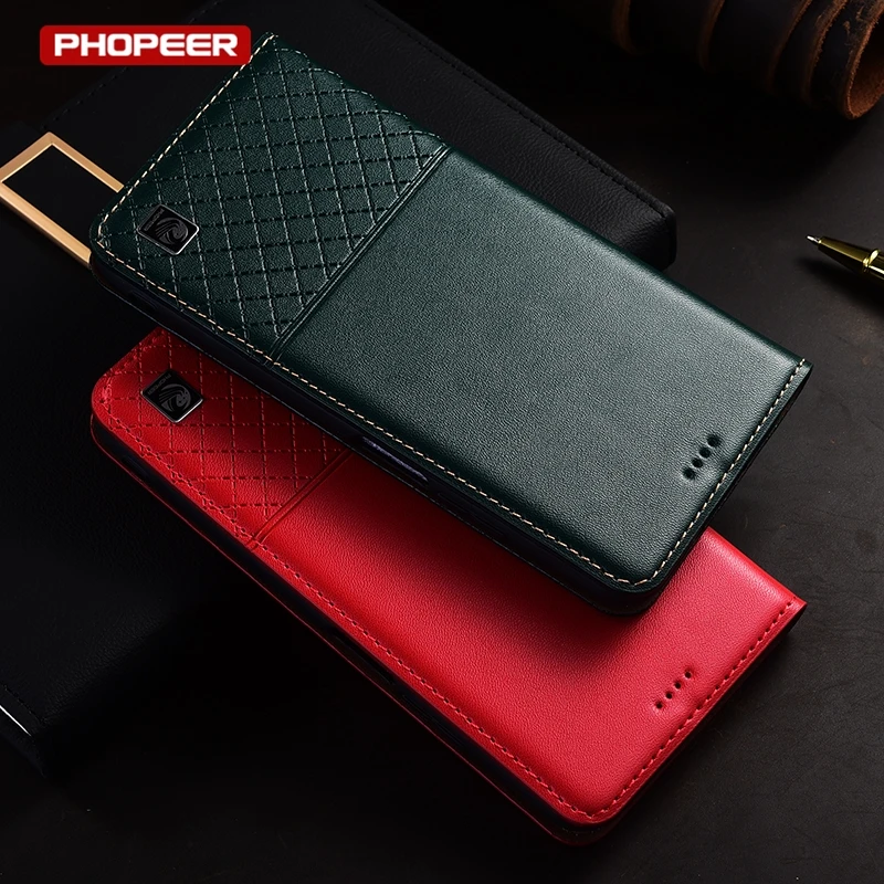 Luxurious Genuine Leather Flip Wallet Case - Star Edition