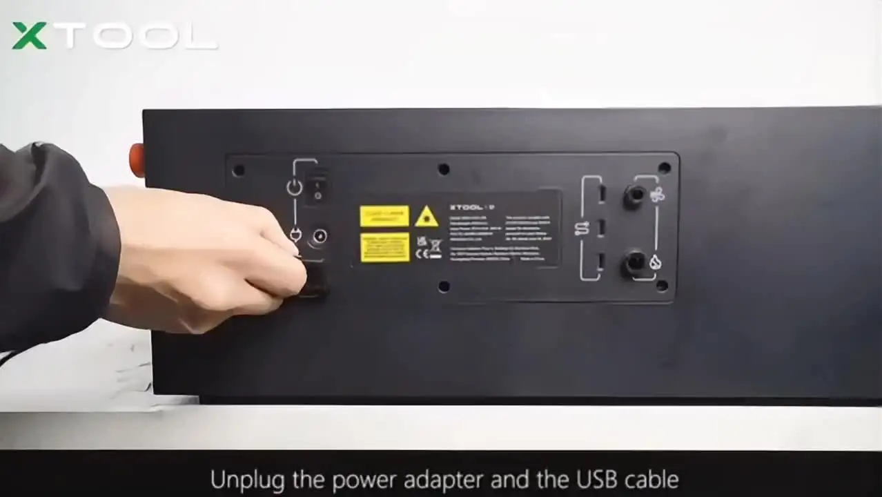 XTool S1 40 Вт усовершенствованный лазерный гравер высокоточный закрытый диодный