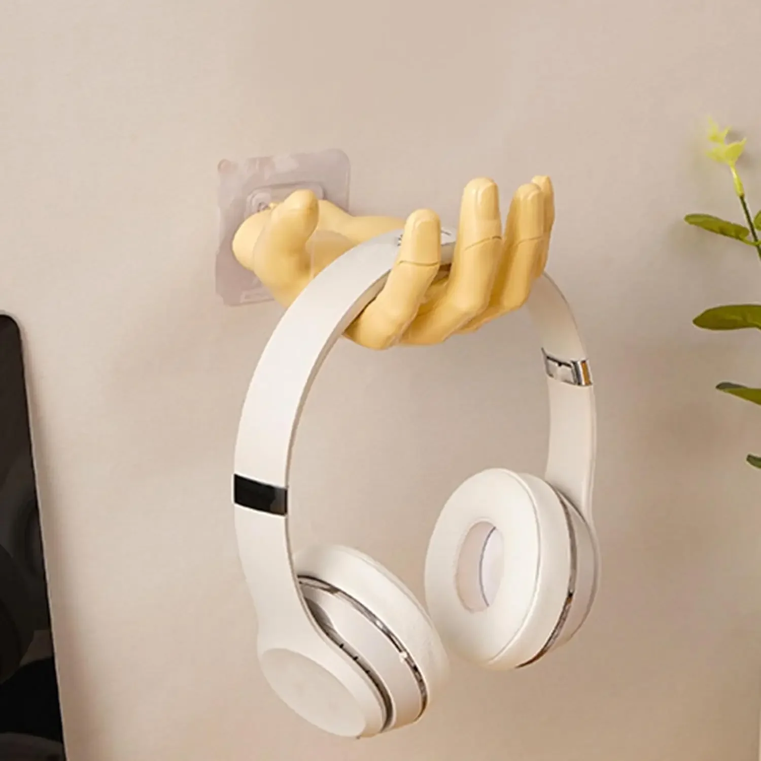 Creative Palm Up Hook Solid Color Finger Design Holder Unique Hand Shape Wall Hanger Hooks Storage Bathroom Soap Display Rack multifunctional hooks