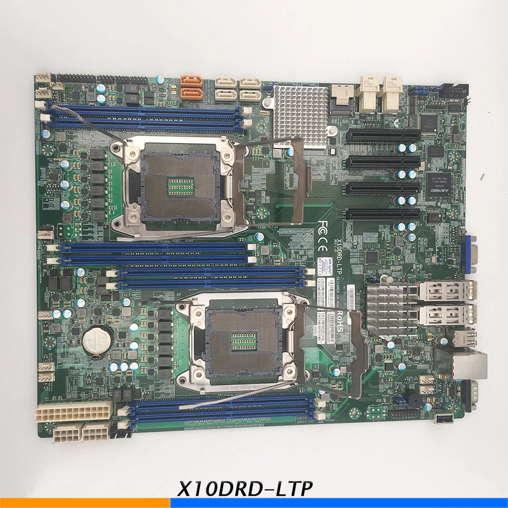 X10DRD-LTP Dual Xeon E5 V3 LGA2011 DDR4 Dual Gigabit Optical Port Server Motherboard for Supermicro 2 X10DRD LTP Dual Xeon E5 V3 LGA2011 DDR4 Dual Gigabit Optical Port Server Motherboard for Supermicro