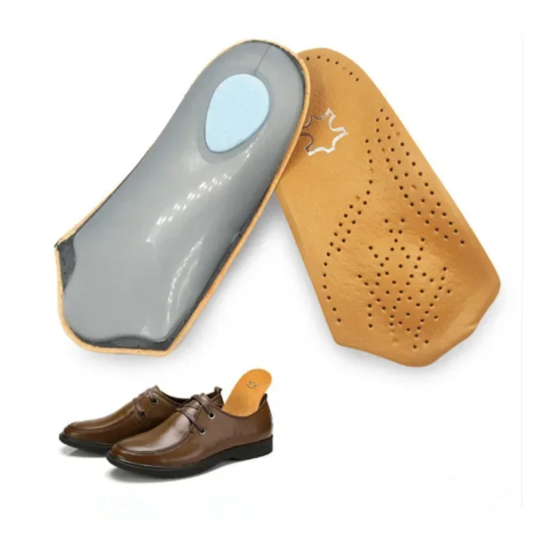 Shoe insoles sport insoles orthopedic insoles sport orthopedic insoles sports insoles Orthopedic Half Insole Arch Support Shoes Insoles for Feet Plantar Fasciitis Shoe Pads Quality Cowhide Comfort Inserts Cushion
