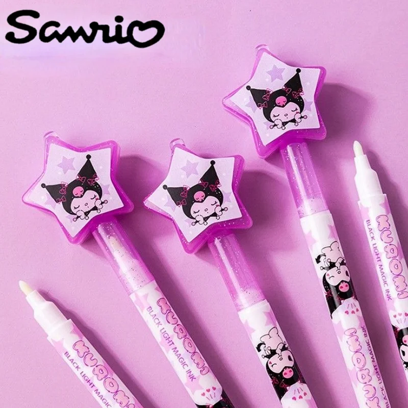 

Sanrio New Anime Peripheral Kawaii Cute Cartoon Kulomi Fluorescent Marker Magic Marker Creative Marker Festival Gift Wholesale