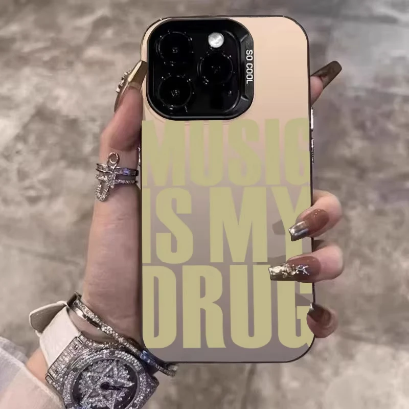 Trendy Creative Love Music English Phone Cover