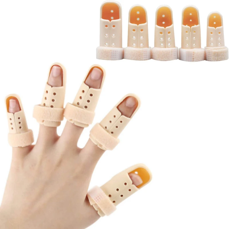 1PCSFingerSplintMalletBracePlasticFingerSupportProtector