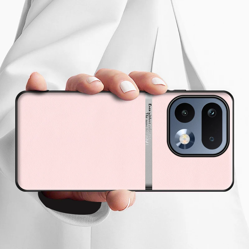 Luxurious Leather Shockproof Bumper Case with Skin-Friendly Feel