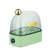 120W 220V Electric Egg Boiler Poacher Automatic Power Off Mini Breakfast Machine Egg Cookers 2 Eggs Portable Food Steamer 4