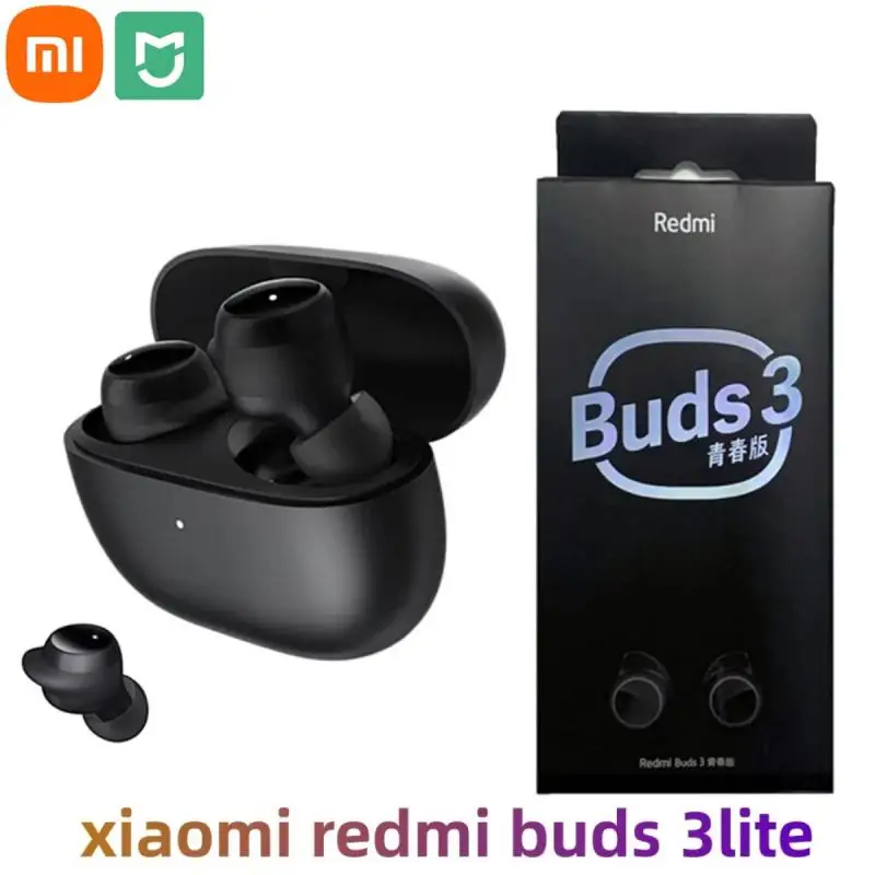 Оригинальные наушники Mijia Xiaomi Redmi Buds 3 Lite TWS Bluetooth 5,2, гарнитура IP54 18h, наушники, беспроводные наушники Youth Edition