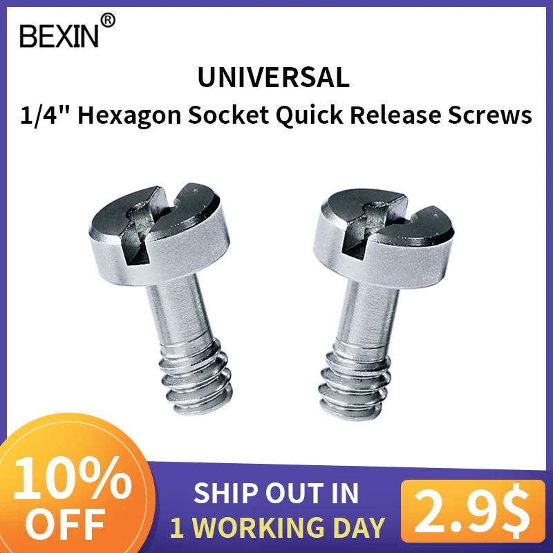 D-образное кольцо BEXIN из нержавеющей стали, Монтажный винт 1/4 