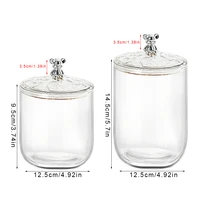 Coffee Bar Cansister Storage Organzier Coffee Pods Filters Creamer Box with Lids Airtight Kitchen Food Storage Container 2