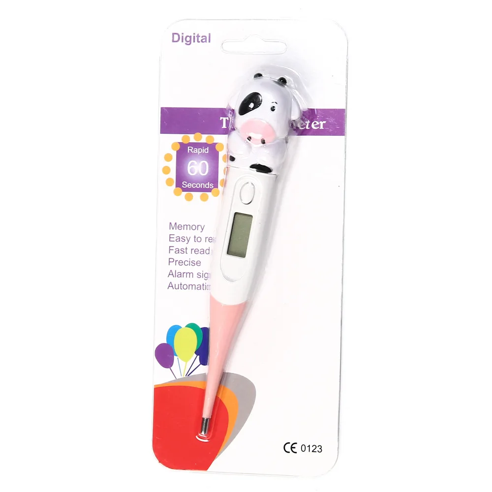 Animal Thermometer Cute LED Display Electronic Pet Thermometer Rectal Temperature Measurement