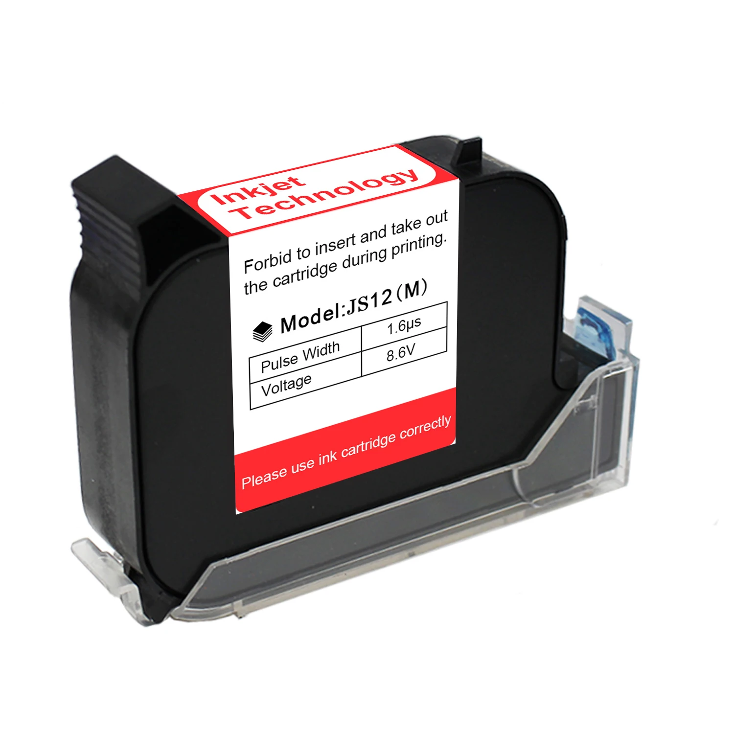 JS12 12.7mm Handheld Printer Ink Cartridge 1-5PCS Fast Dry Eco Solvent 600DPI Th