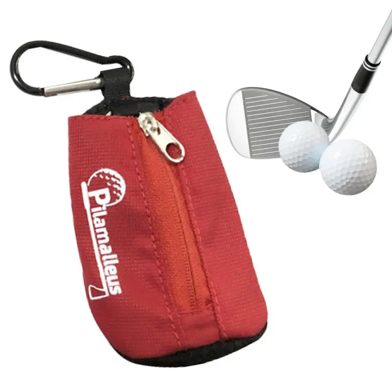 

Mini Golf Pouch Bag Golf Ball Pouch Bag Waist Belt Storage Pocket To Hold Tees And Golf Portable Golf Ball Storage Bag Sports