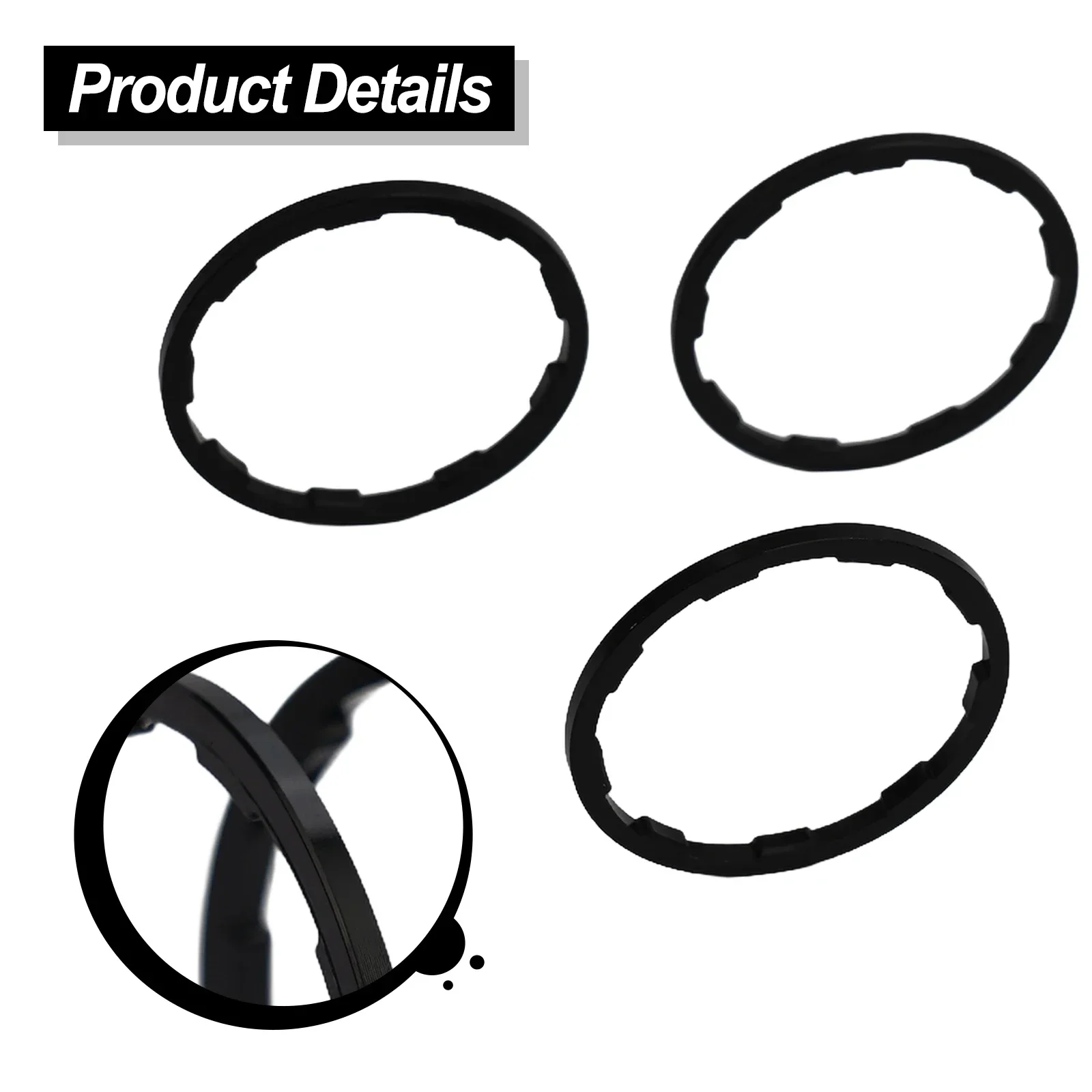 bicycle cassette bicycle parts 3Pcs 1/1.5/2/1.85/2.18/2.35mm bicycle flywheel cassette gasket spacer bike hub washer for cartridge flywheel tower base