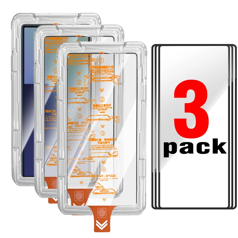 Dust-Free Easy Installation Screen Protector - TriFold Protective Tempered Glass Film Cover