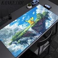 Anime Mouse Pad 100x50cm P-pikachu Oversized Gamer Cabiner Keyboard Deskmat XXL P-pokemonS Desktop Mice Mat Kawaii Rubber Carpet - Image 5