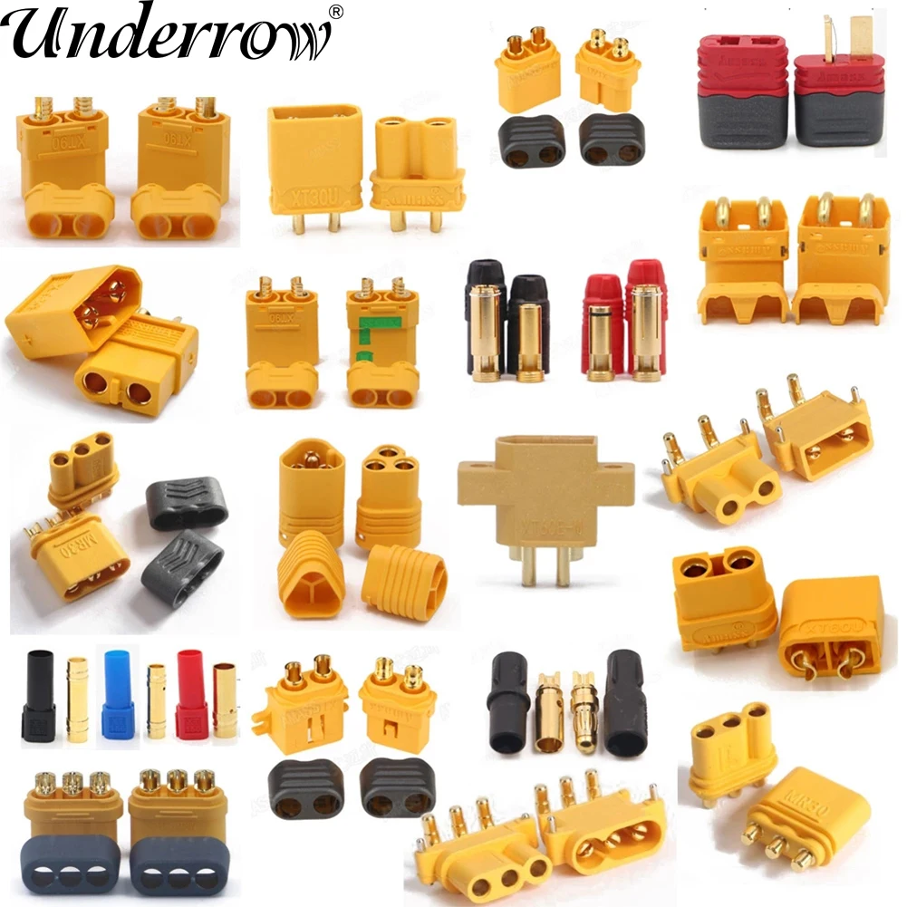 Plug Connector 5 Pair Amass XT60+ XT30U XT60U XT90 XT90-S MR60 MR30 XT60PW XT90PW XT30PW AS150