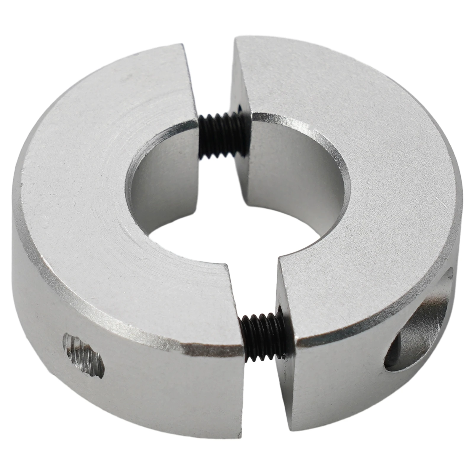 Collier De Serrage Double Fente 12-38mm - Anneau De Serrage Aluminium Argenté Pour Arbre De Guidage