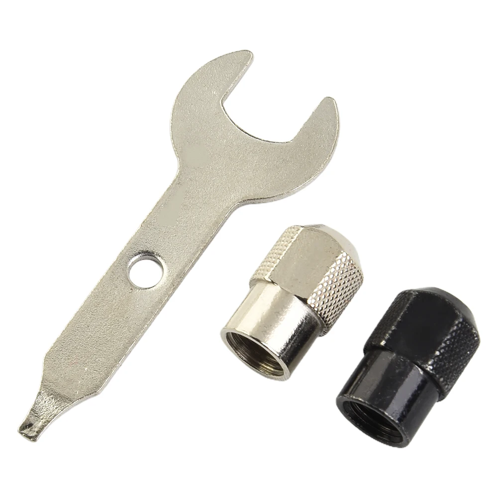 1pcs M7 M8x0.75 Electric Grinding Chuck Rotary Tool Accessories With Wrench Keyless Faster Bit Swaps Dremel Rotary Tools 5pcs mini drill chuck dremel accessories rotary tools chuck nut power tool accessories zinc alloy nuts m8x0 75mm abrasive tools