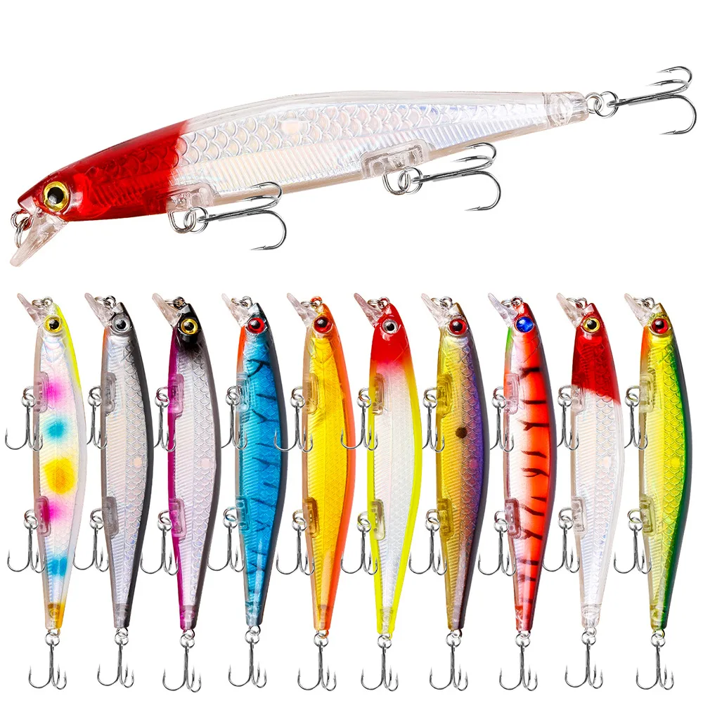 Long cast Suspend JERKBAIT CHANCE Sinking Fishing Lure 110mm 13g 0.5-2m Wobbler Minnow Longcast Bass Pike Artificial Bait Tackle