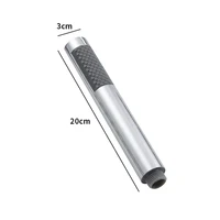 ชุดฝักบัวอาบน้ำอเนกประสงค์สำหรับห้องน้ำในบ้าน ทำจากสแตนเลสทรงกระบอก ฝักบัวแบบมือถือเพิ่มแรงดันน้ำ เหมาะสำหรับโรงแรม 1