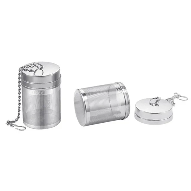 Infusore Per Tè In Acciaio Inox 304 Con Vassoio – Colino Riutilizzabile Per Tè Sfuso E Tisane (2 Pezzi)