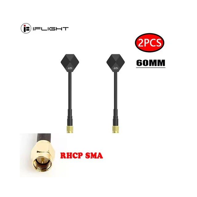 2PCS iFlight Albatross V2 5.8GHz LHCP RPSMA RHCP SMA FPV Antenna 60mm 100mm for FPV RC Drone Parts 3