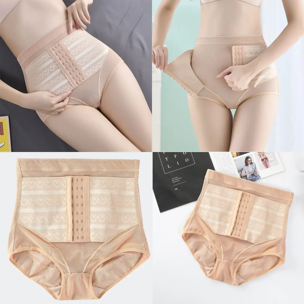 

Женский тонкий послеродовой корсет с высокой талией, утягивающие живот трусики, корсет для талии, нижнее белье для подтяжки бедер