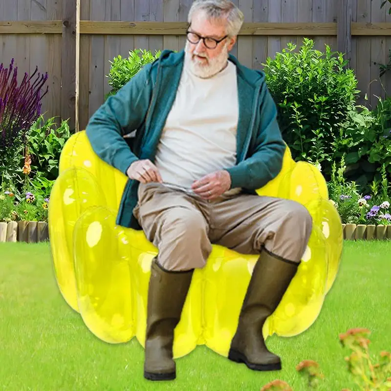 Inflatable Couch Portable Couch Inflatable Sofa Bean Bag Bean Bag Outdoor For During Games Parties Living