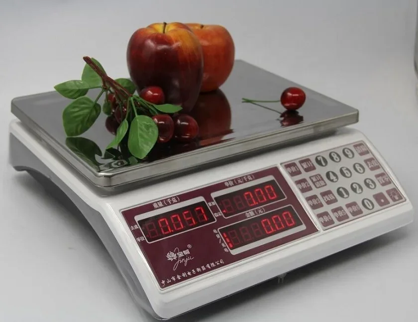 30kg Supermarket Weighing Scales Price Computing Precision Scale fruit and vegetables Electronic Scale