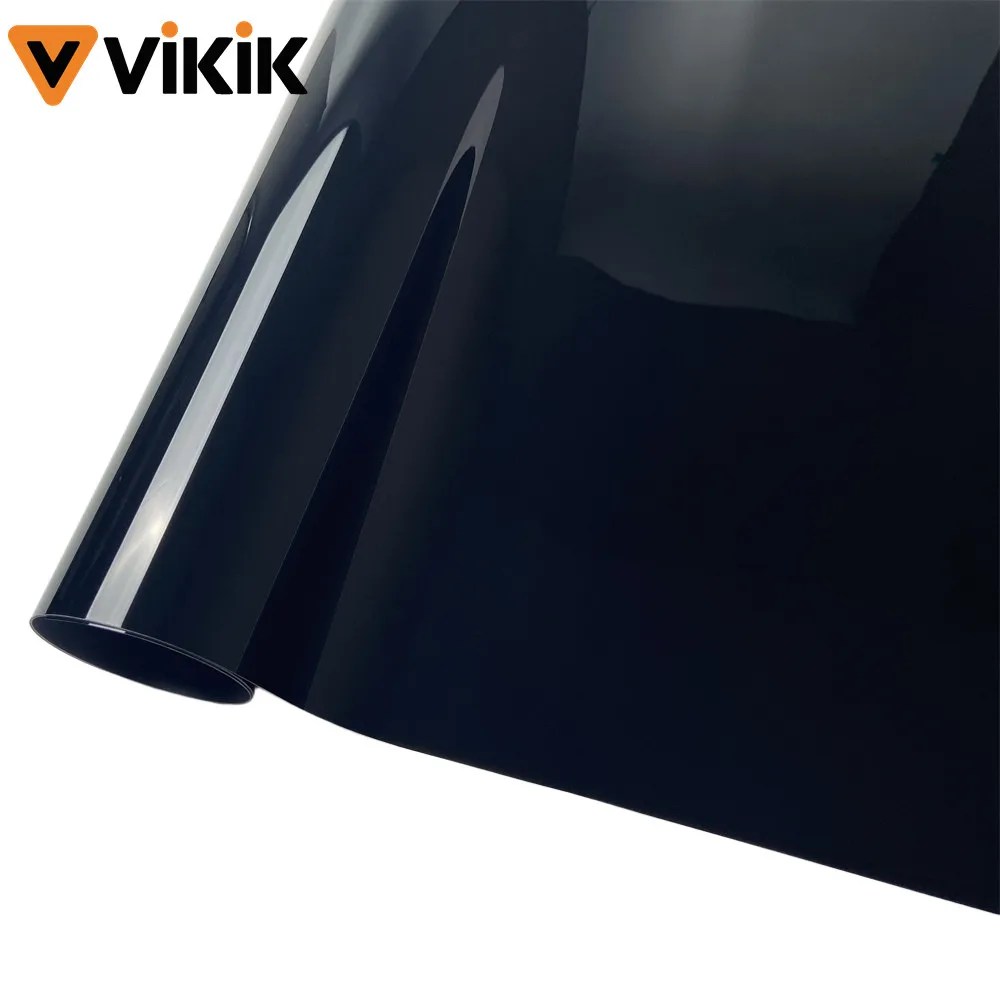 PET Glossy Piano Black Car Body Film Vinyl Wrap Styling Decal Self Adhesive Motorcycle Car Color Change Sticker