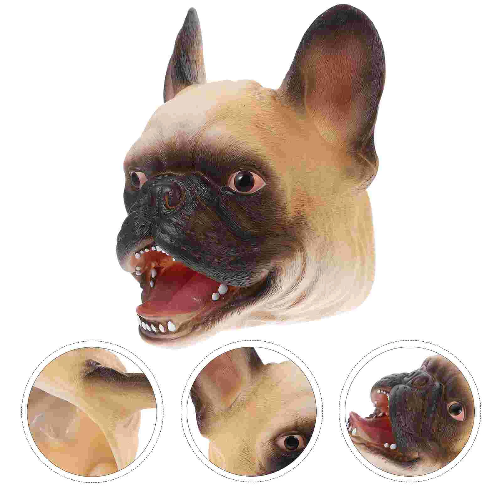 

Hand Puppet Children Puppets Party Gifts Vinyl Kids for Adults Mini Toys Favors Dog Design