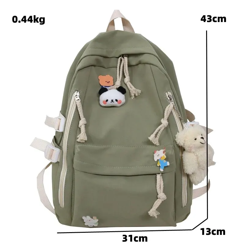 Children Backpack Students Backpack Girls Travel Waterproof School Bag Women Nylon Laptop Book Bag Trendy Fashion Cute Female Ladies College