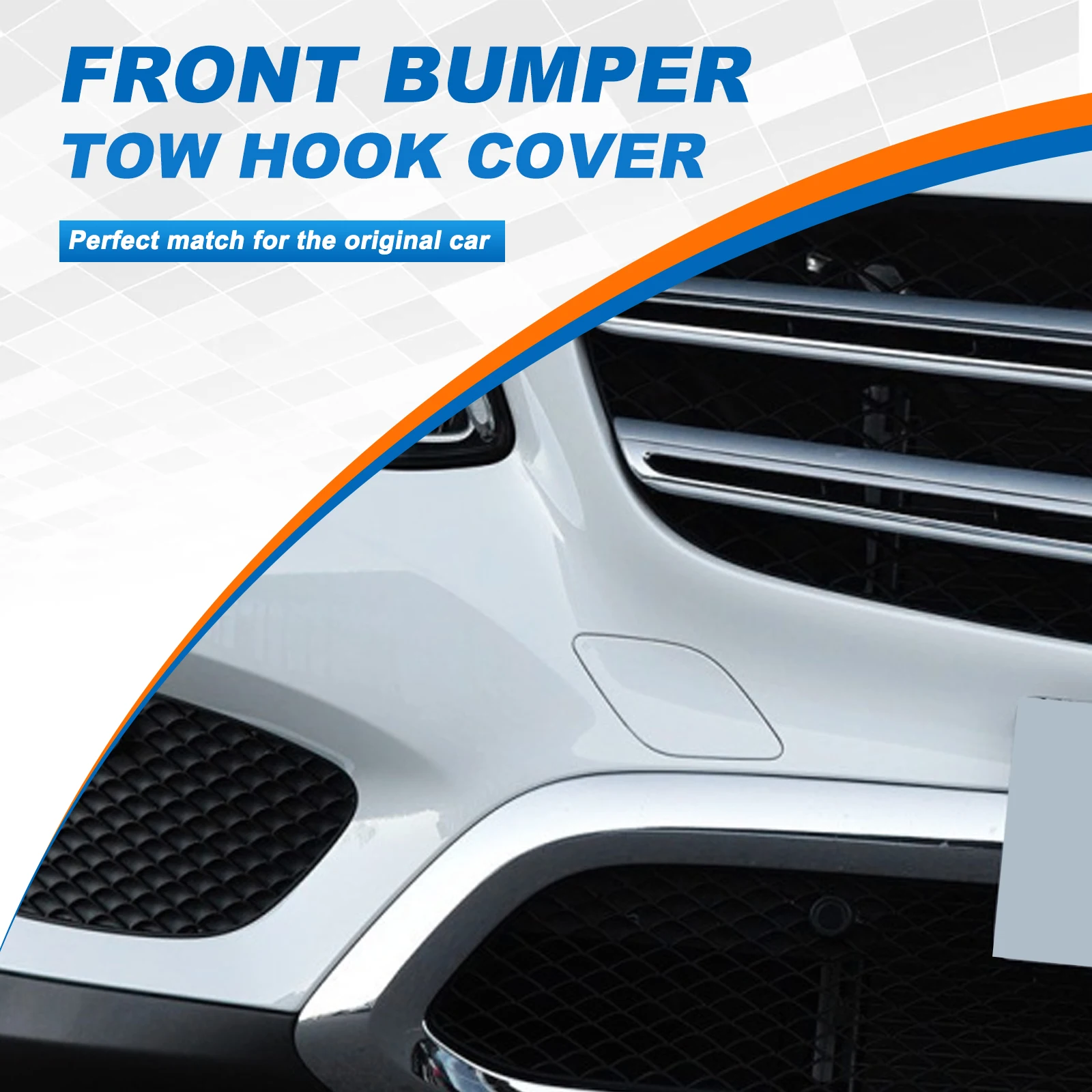 Front Bumper Tow Hook Cover Cap Towing Eye For Benz Mercedes W253 GLC Accessories 2538850022