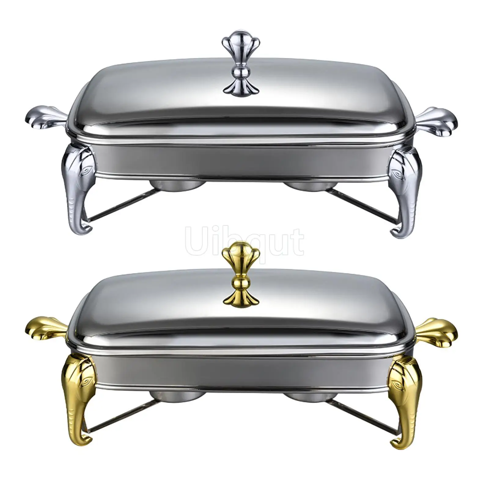 Chafing Dish Buffet Set Serving Dish 2.4L Stainless Steel Buffet Warmer Hot Pot Detachable with Lid Handle for Events Kitchen Chafing Dish Buffet Set Serving Dish 2.4L Stainless Steel Buffet Warmer Hot Pot Detachable with Lid Handle for Events Kitchen