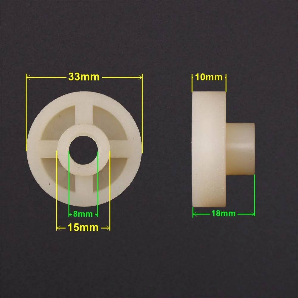 1PCS Applicable to T*yssen Elevator Door Lock Wheel diameter 33mm thickness 10mm Inner diameter 8mm