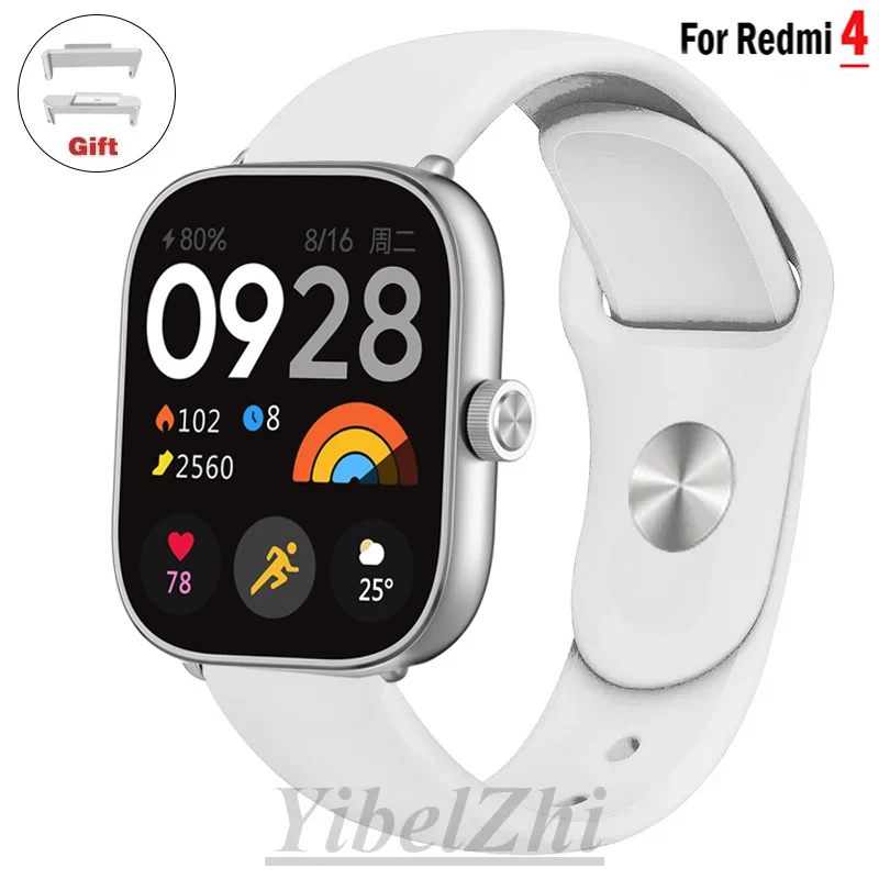 Soft Silicone Sport Bracelet Strap for Smartwatch Wristband Accessories