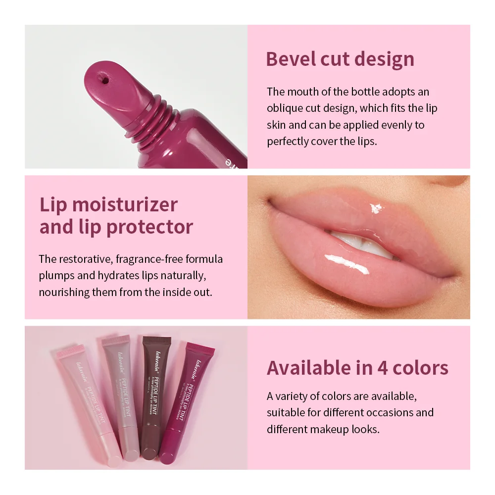 10ml Mirror Lip Glaze Moisturizes Jelly Lip Enrichment Oil Lasting Water Light Glass Lip Oil Remove Line Lip Protection Serum 5