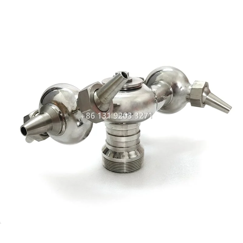 TC30 – TESTE ROTANTI PER LAVAGGIO SERBATOI E SERBATOI – 1/2″ BSPT (GAS) – 40 LIT/MIN @3BAR (ACCIAIO INOX) - Boquillas De Aspersión - Foto 4