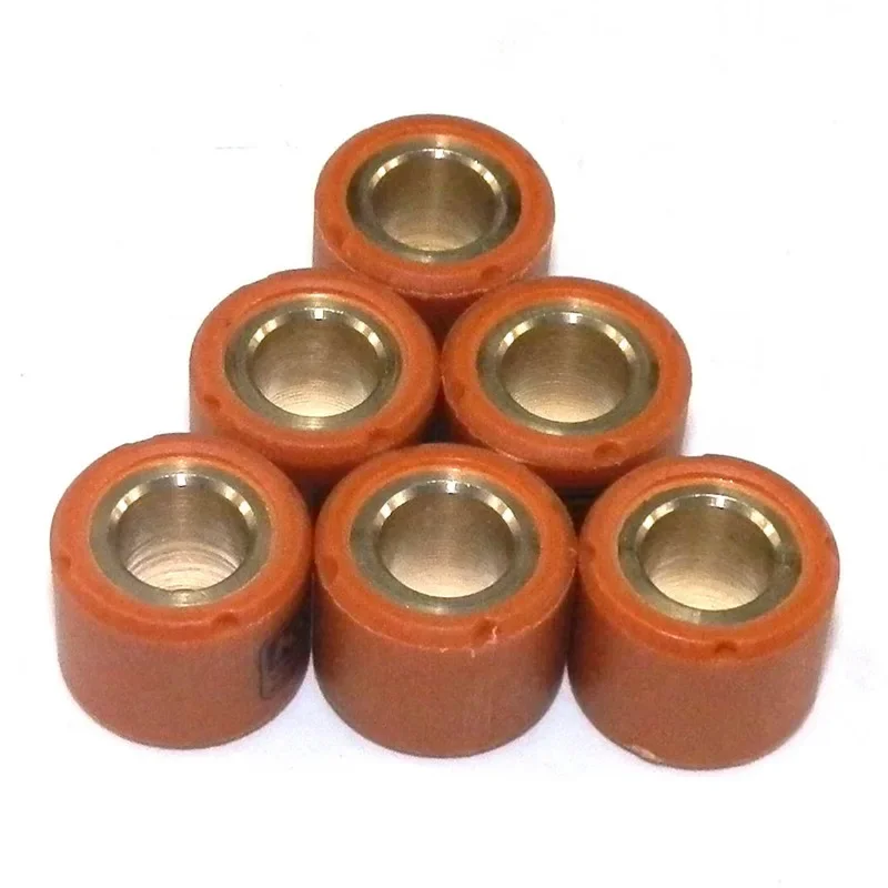 Pack of 6pcs Performance Variator Roller Weights 16mmx13mm 5g 6g 7g 8g 9g 10g For 139QMB 50cc GY6 Scooter Motorcycle Parts 16X13