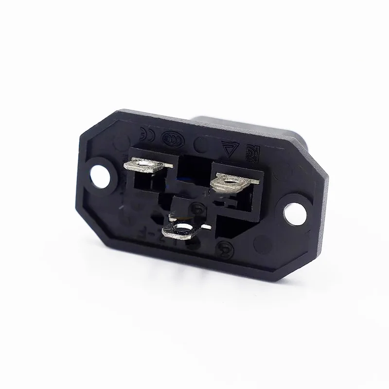 5PCS/LOT LZ-F-10 Power supply socket with ear lighting C13 socket CCC KC certified